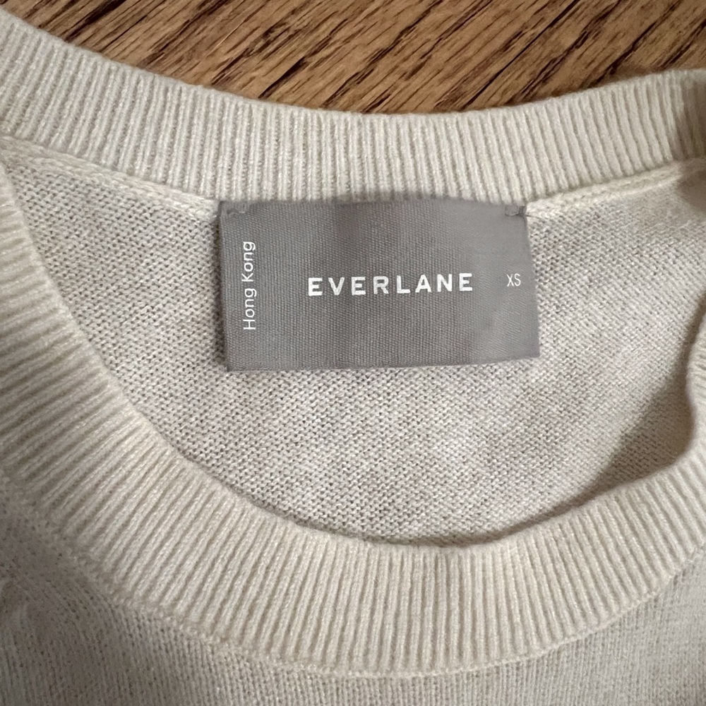 Everlane Cashmere Sweater Tee size XS